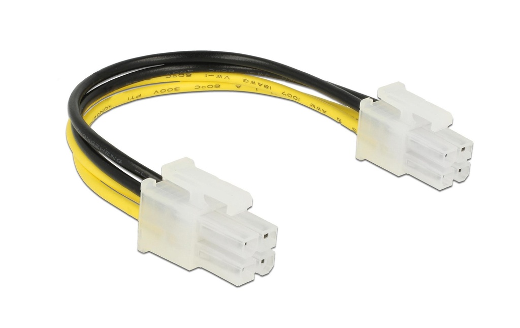 Delock Câble d’alimentation 4Pin - 4Pin (m-m) 15 cm
