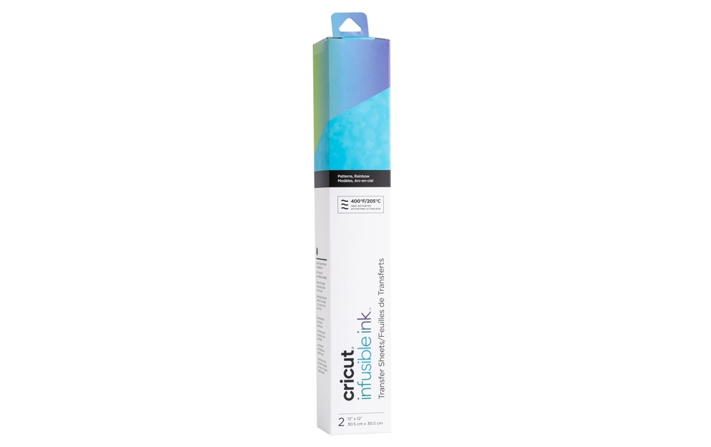Cricut Film thermocollant Infusible Ink 30.5 x 30.5 cm, 2 pièces