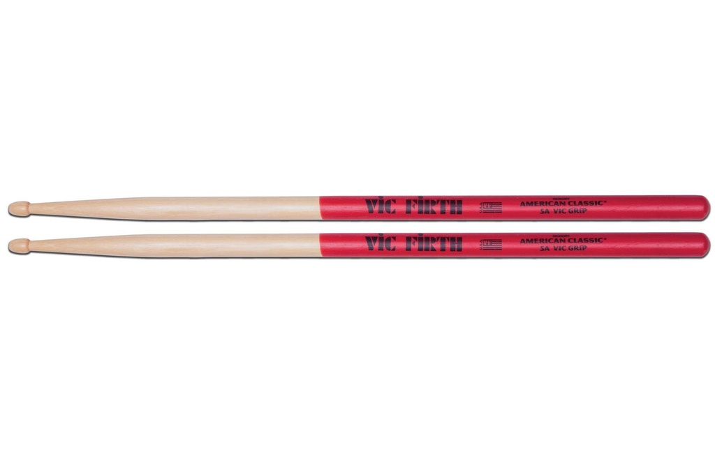 Vic Firth Baguettes de batterie VF5AVG Vic Grip 5AVG – 1 Paire/s