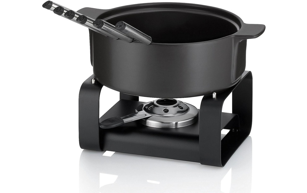 Kela Service à fondue au fromage Roman 9 Pièce/s, Noir