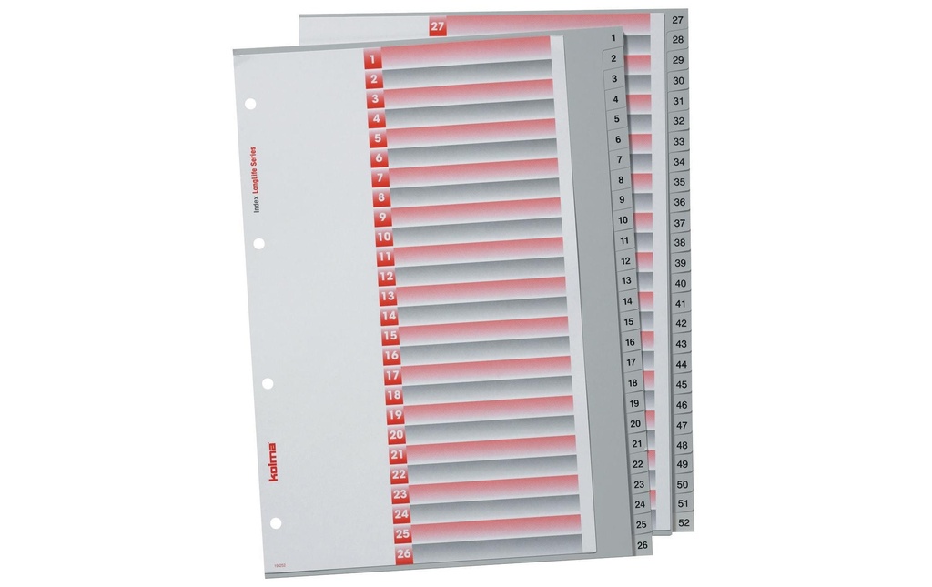 KOLMA Kolma Index 1-52 A4 gris