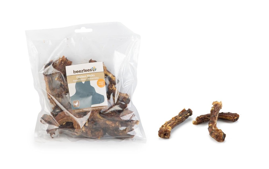 Beeztees Produit à mâcher  Des cous de poulet, 200 g