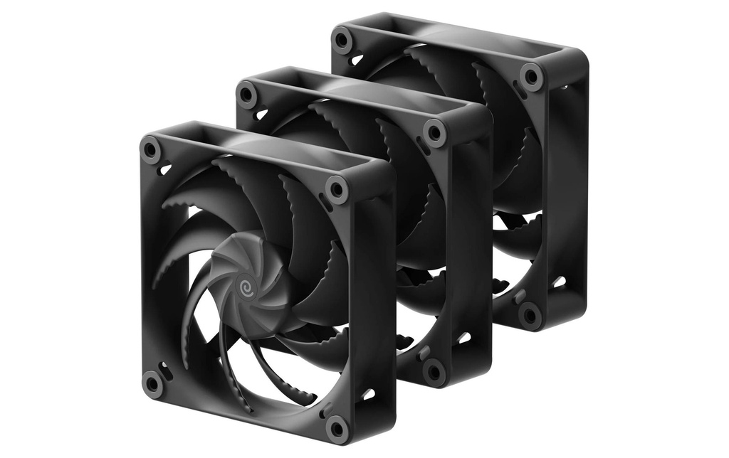 HAVN Ventilateur PC HAVN H12 PWM 120 mm Noir 3 Pièce/s