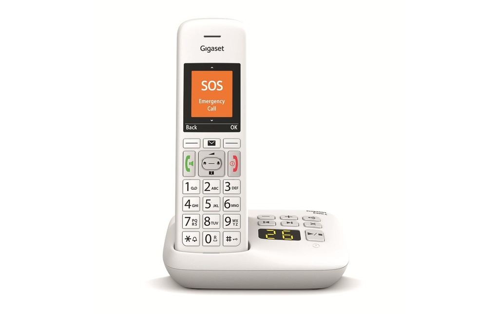 Gigaset Téléphone sans fil E390A blanc