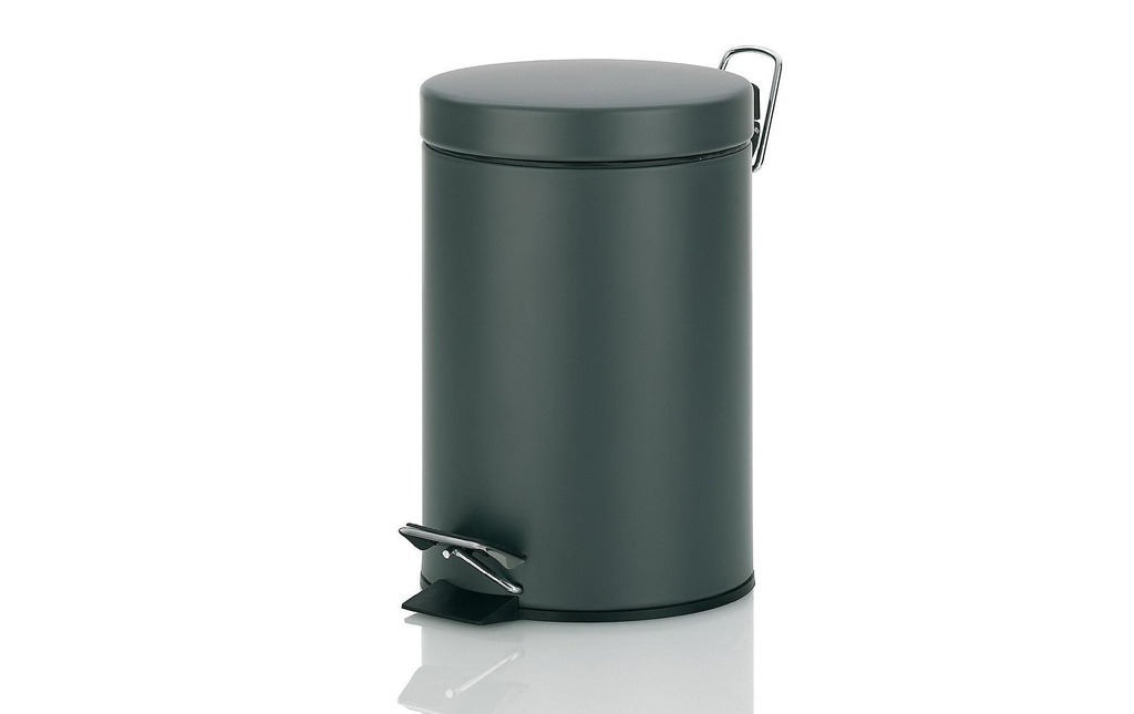Kela Poubelle cosmétique Monaco 3 l, Gris foncé