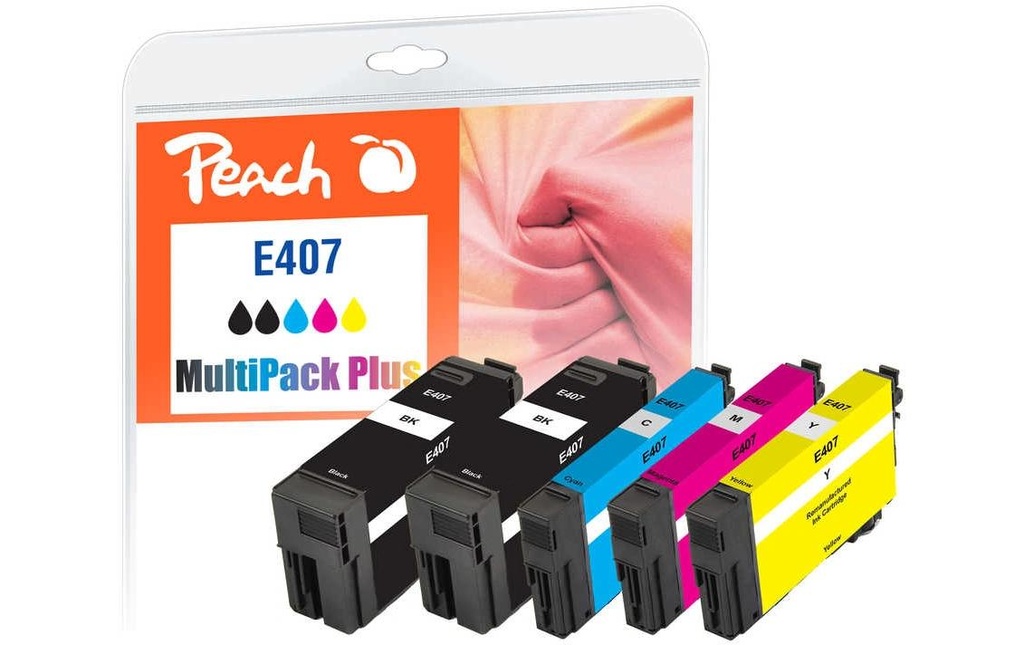 Peach Encre Epson No. 407 MP Plus BK/C/M/Y