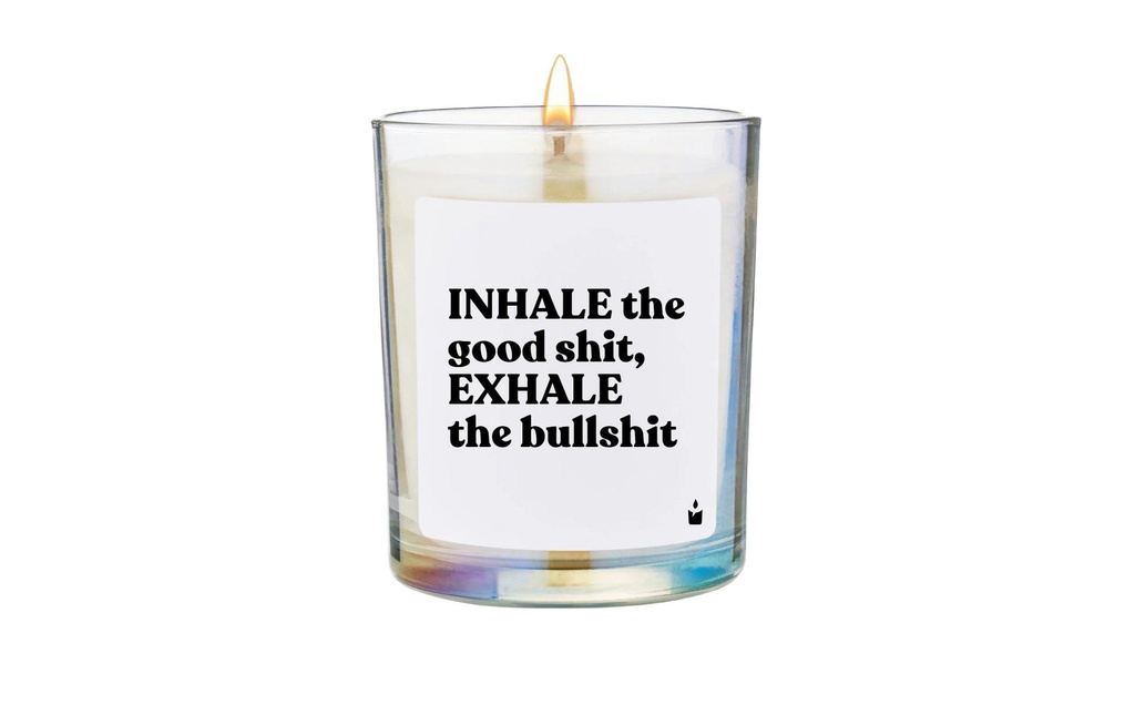 ChattyCandles Bougie parfumée INHALE the good shit 6.7 x 8 cm