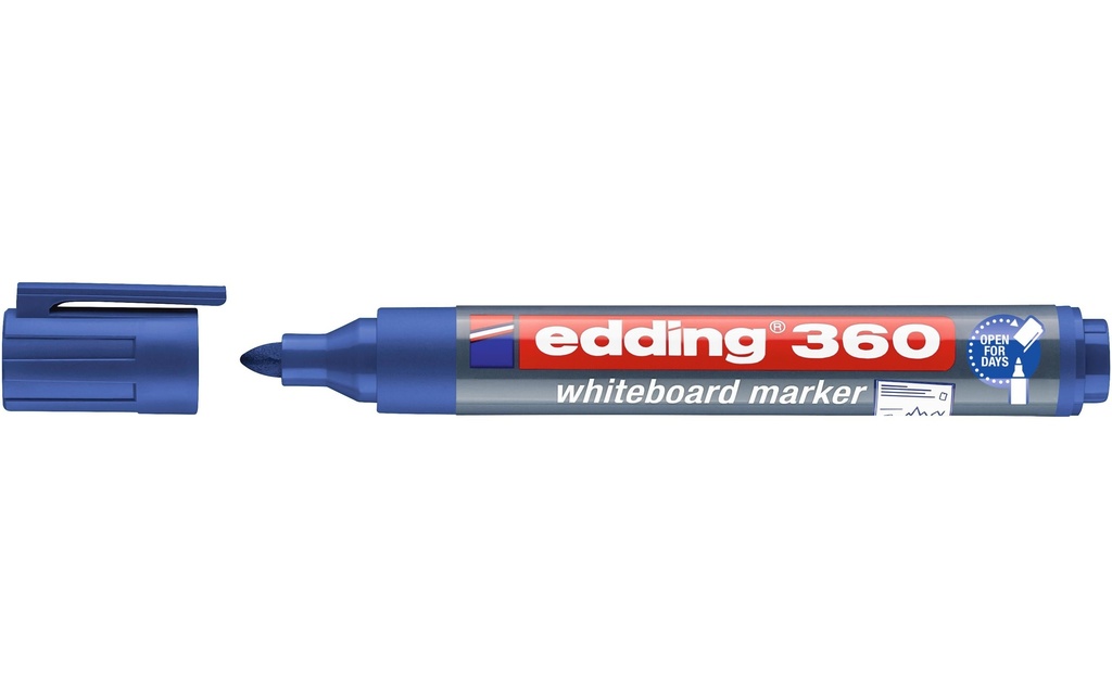 edding Marqueur pour tableau blanc 360 Bleu