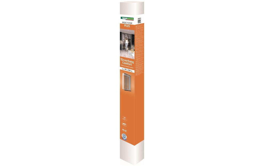 Windhager Moustiquaire Comfort 95 x 220 cm porte lamellaire