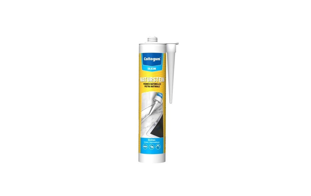 Coltogum Mastic d'étanchéité Pierre naturelle noir 310 ml