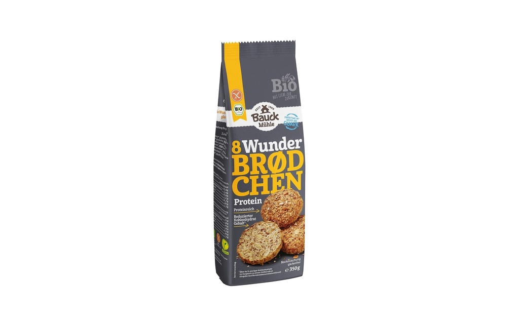 Bauck Mühle Préparation à gâteau Wonderbrödchen Protéines 350 g