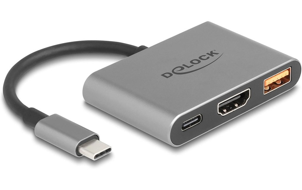 Delock Adaptateur USB type C - USB 3.0/USB type C/HDMI