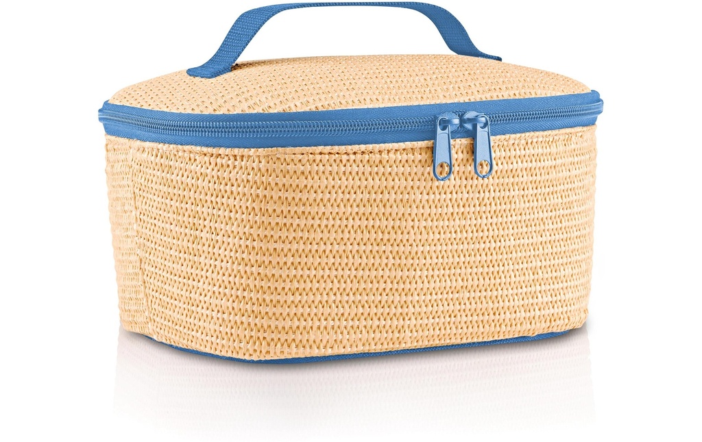 Reisenthel Sac isotherme S pocket Raffia blue
