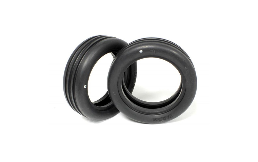 Tamiya Pneu Wide-grooved avant, buggy, 2 pièces