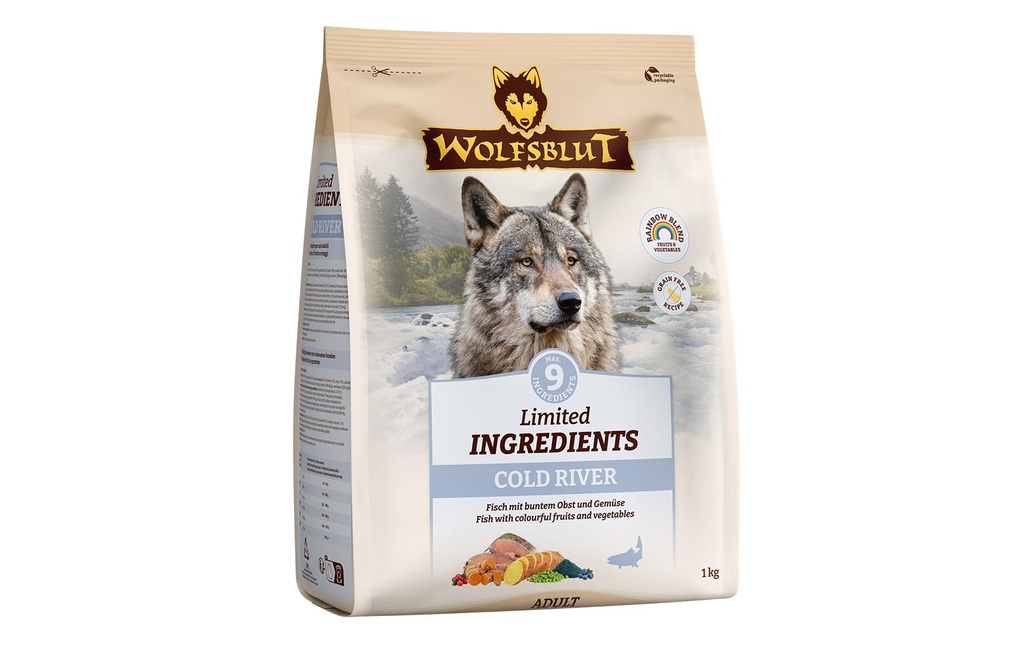 Wolfsblut Alimentation sèche Adulte Cold River 1 kg