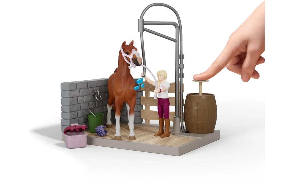 Schleich Ensemble de pions Laver les chevaux de Sofia