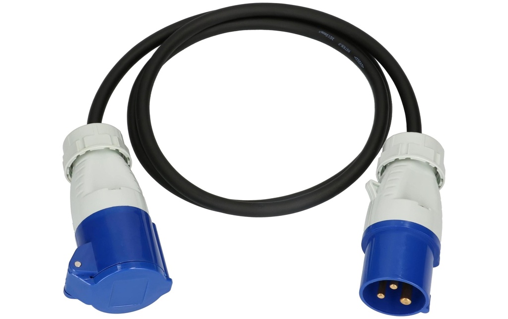 maxCAMP Câble de prolongation 1.5 m, CEE16/3 - CEE16/3