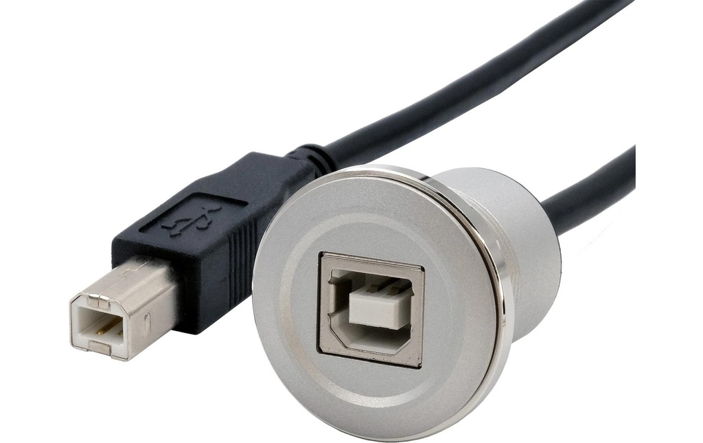 Exsys Adaptateur USB 2.0 Métal Connecteur USB B - Prise USB B