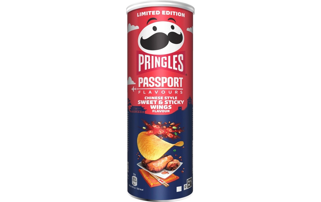 Pringles Chips Passport Sweet and Sticky Wings 165 g