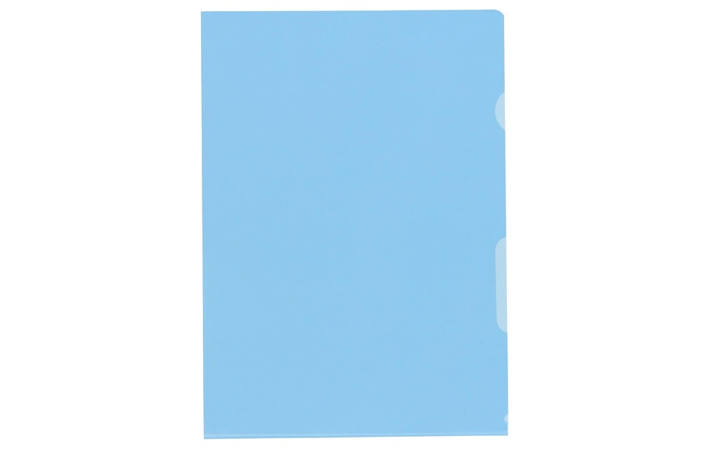 KOLMA Poche A4 lisse superstr. bleu (10 pces)