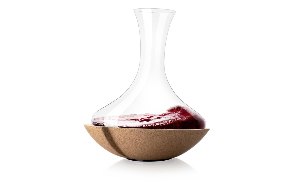 Vacuvin Carafe à décanter Swirling 0.75 l, Transparent