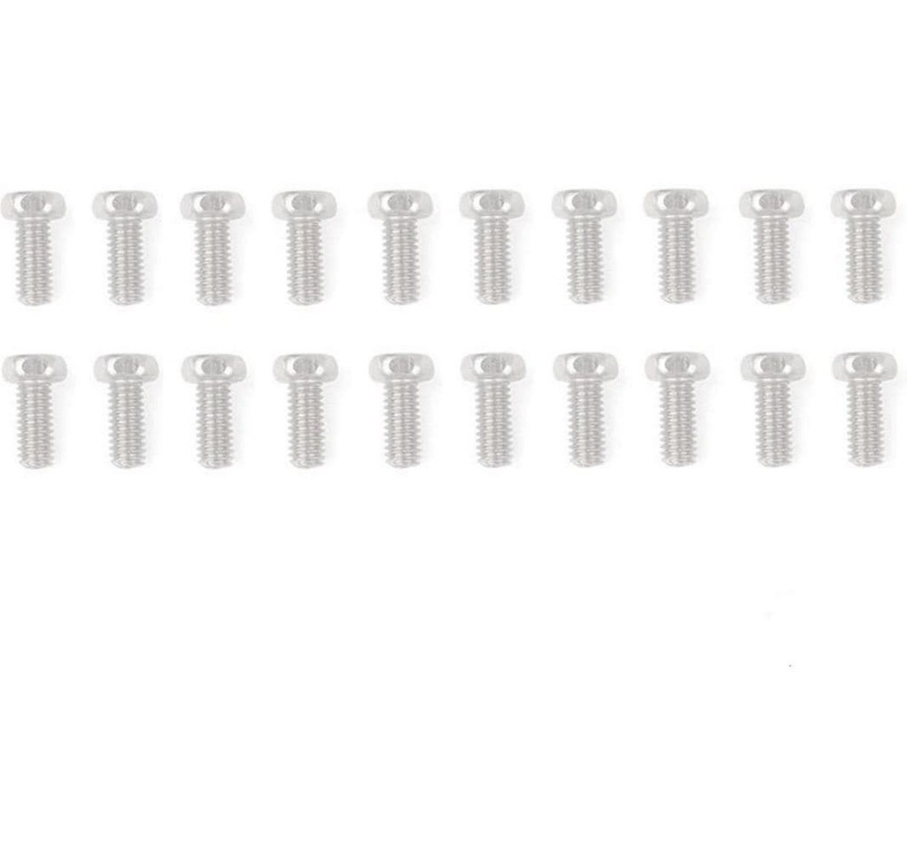 RC4WD Scale Hex Head Bolts M2.5 x 6 mm argent