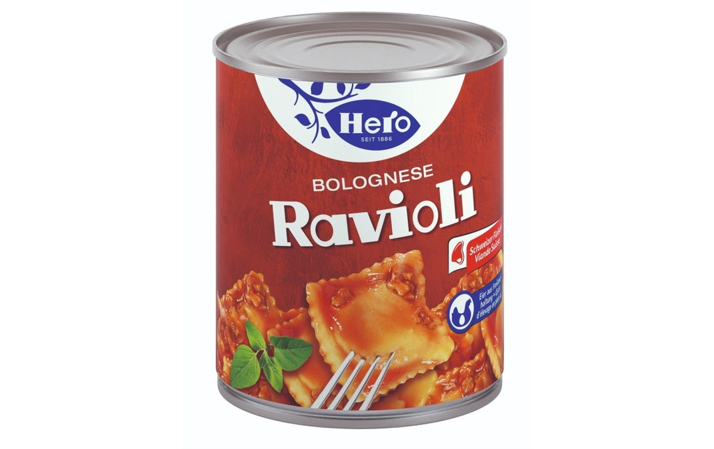 Hero Boîte Ravioli Bolognese 870 g