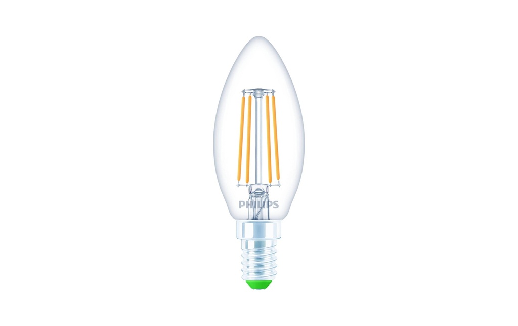 Philips Lampe Classic, 2x lampe LED 40W B35 E14 2700K Blanc chaud (WW)