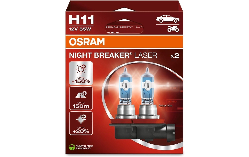 OSRAM H11 Night Breaker Laser 55 W Voiture de tourisme