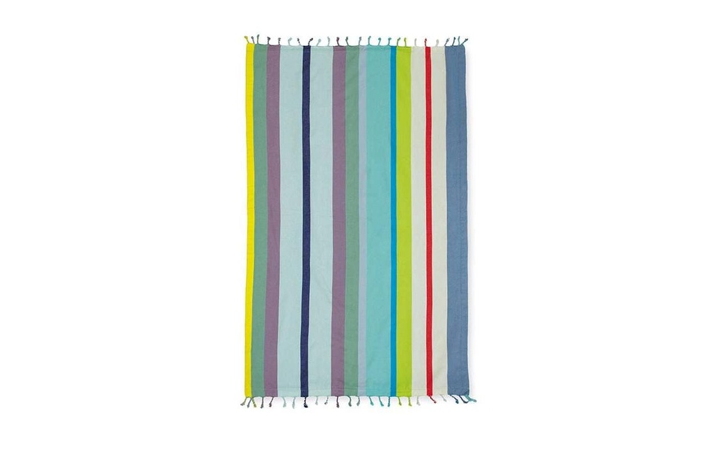 Remember Serviette de plage Hamam Laguna 170 x 90 cm, Multicolore