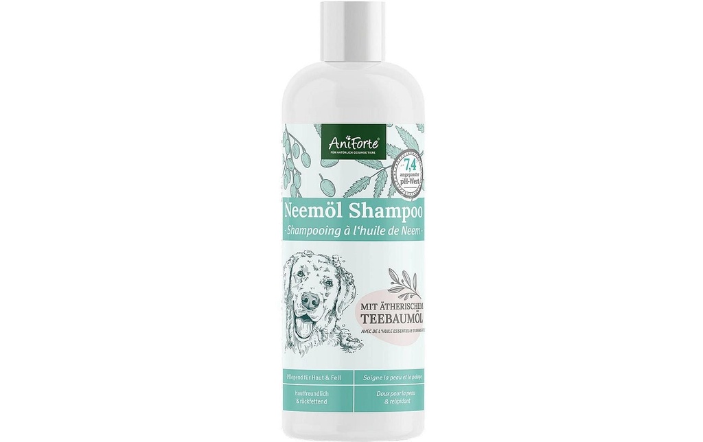 AniForte Shampoing Huile de neem Shampooing 500 ml