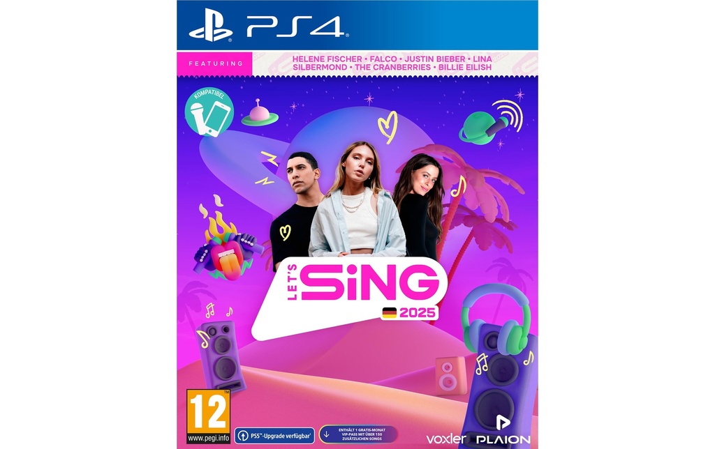 GAME Let's Sing 2025 German Version