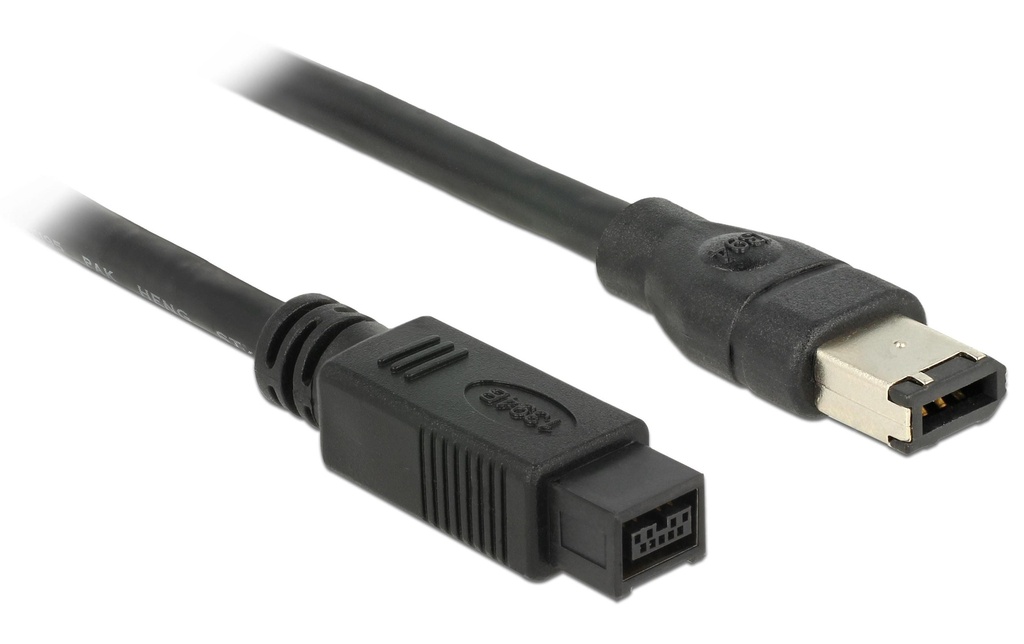 Delock Câble FireWire 400Mbps 9Pin-6Pin 1 m