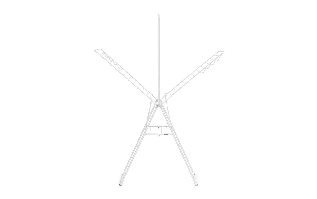 Brabantia Séchoir sur pieds Accrochez-vous à la barre 25 m, Blanc