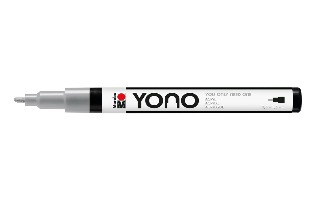 Marabu Marqueur acrylique YONO 0.5 - 1.5 mm Gris
