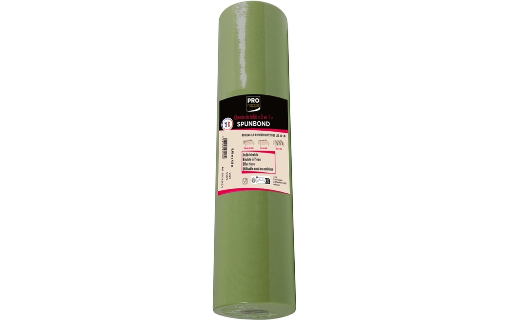 PRO nappe Chemin de table 40 cm x 480 cm, Vert olive