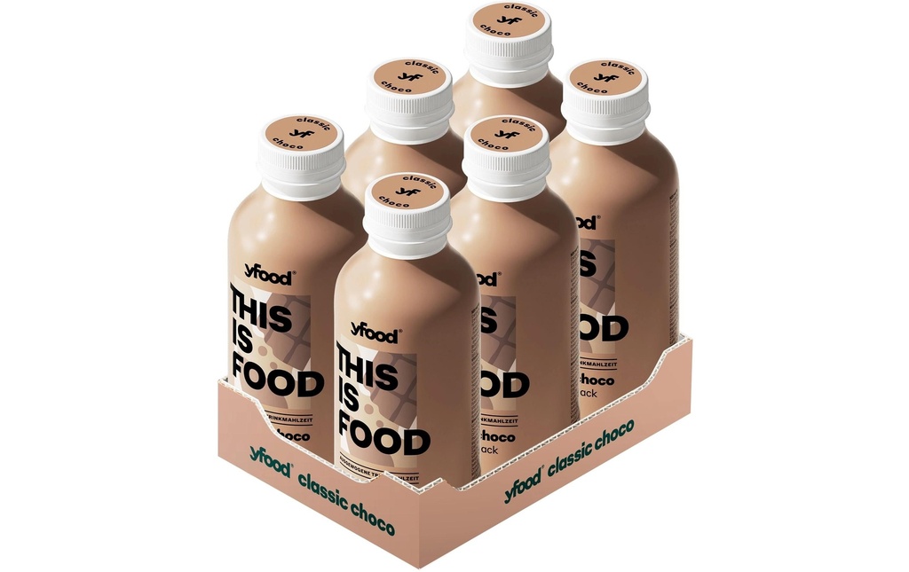 YFOOD Repas à boire Classic Choco 6 x 500 ml