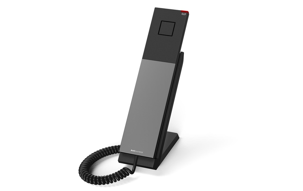 snom Téléphone de bureau HD300A, téléphone analogique pour hôtel Noir