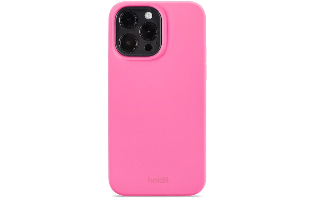 Holdit Coque arrière Silicone iPhone 15 Pro Max Rose