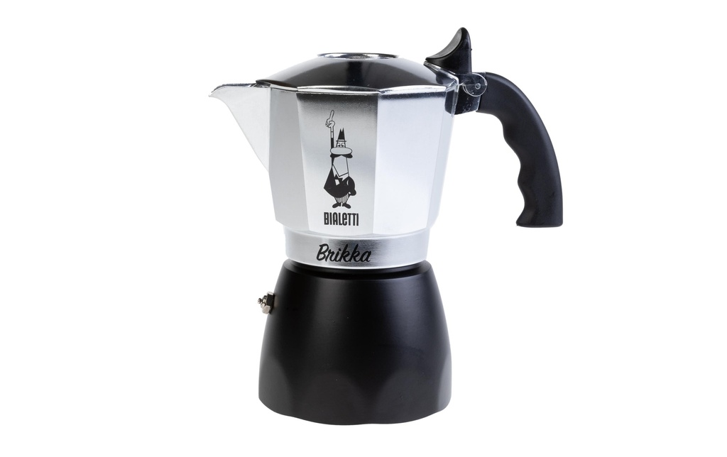 Bialetti Cafetière italienne Brikka 4 tasses, Argenté