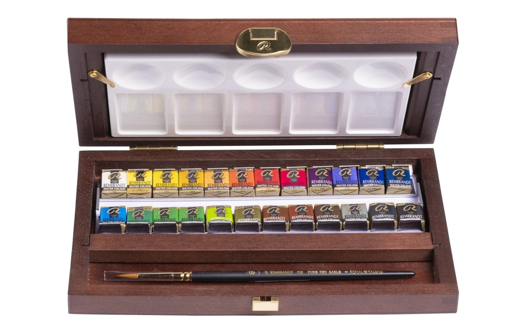 Rembrandt Peinture pour aquarelle Coffret Traditional 22 godets, Multicolore