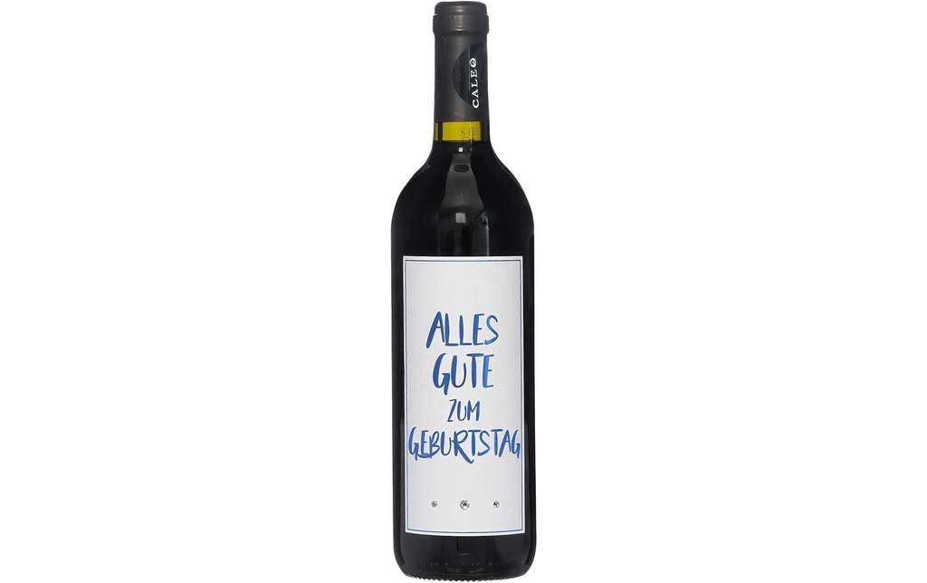 Dreams and Fantasy Idea regalo Vin rouge Joyeux anniversaire Bleu, 750 ml
