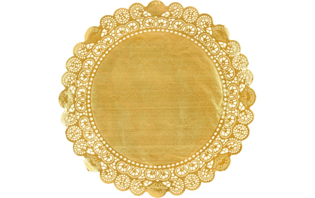 Duni Napperons rond 36 cm, 100 Pièce/s, Doré
