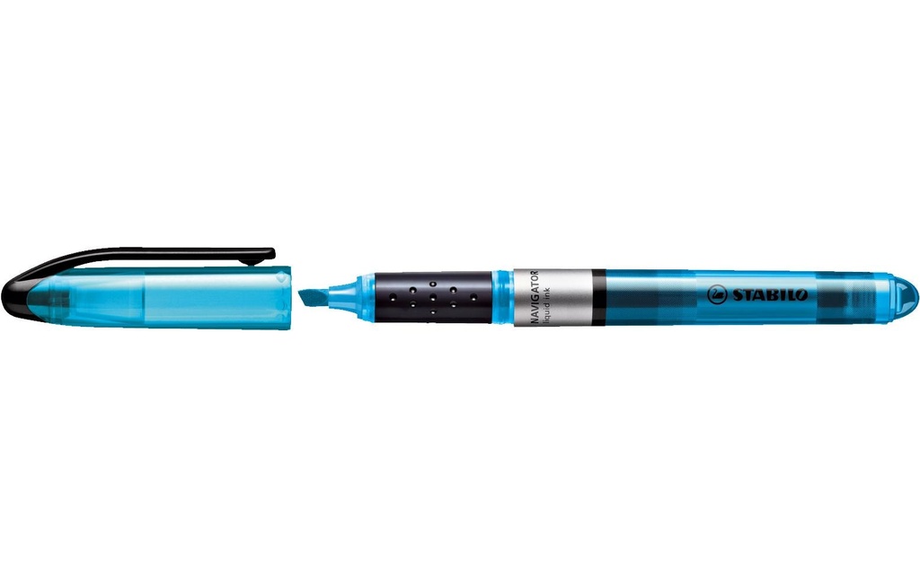 STABILO Surligneur Navigator Bleu, 10 pièces