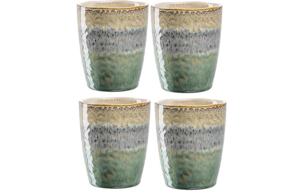 LEONARDO Gobelet à café Matera 300 ml, 4 Pièce/s, Vert