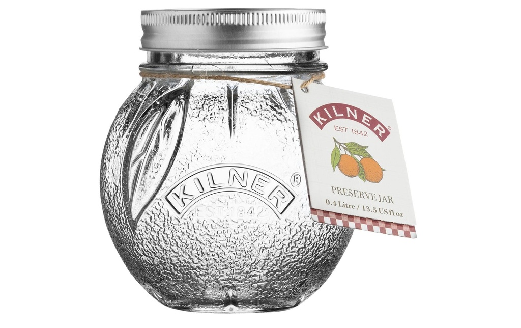 Kilner Bocaux à conserves Orange Fruit 400 ml, 1 Pièce/s
