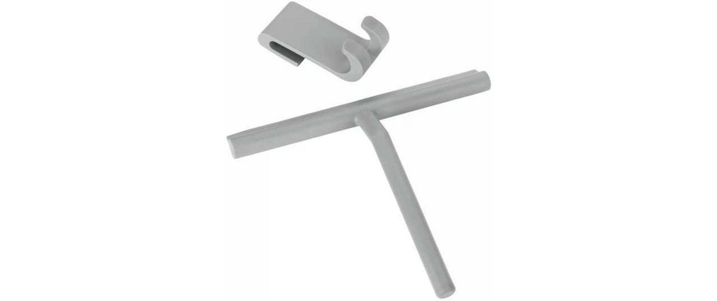 Wenko Raclette de douche Mola Gris clair