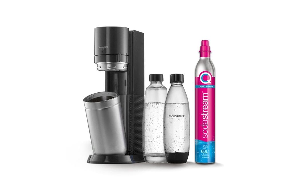 Sodastream Gazéificateur d’eau DUO Noir/Argenté