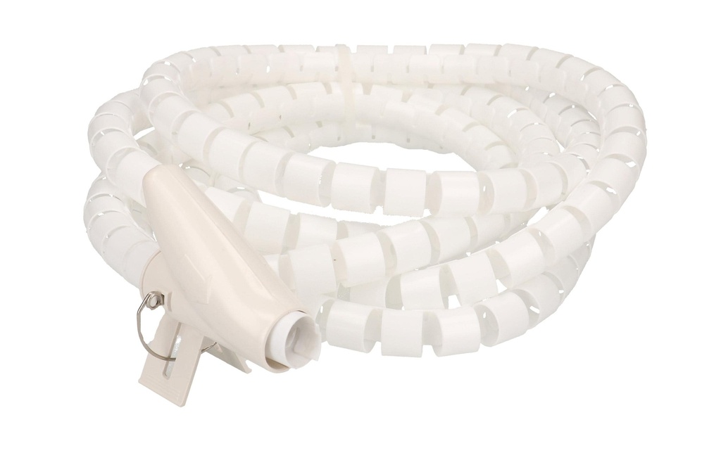 Max Hauri Tuyau en spirale 3 m x 20 mm Blanc