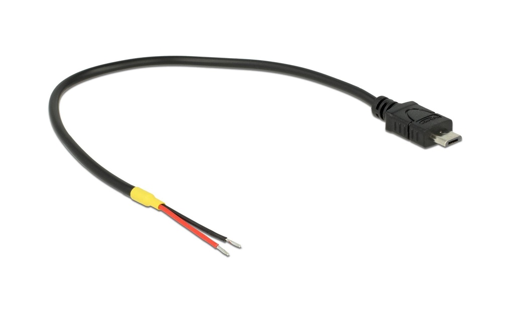 Delock Câble électrique USB  Micro-USB B - Ouvert 0.15 m